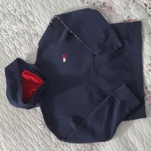 Tommy Hilfiger girls hoodi navy size M (8/10)